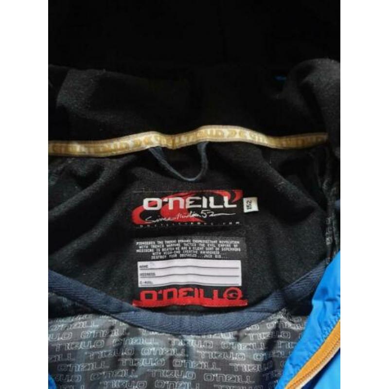 O'neill winter/ski jas blauw en rood
