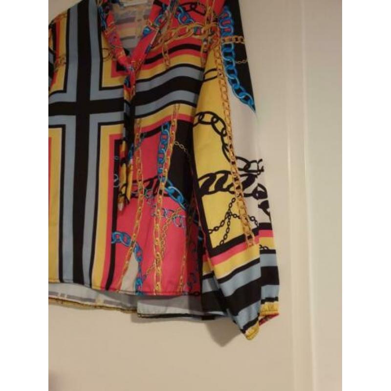 Leuke hippe blouse maat 40 nieuw