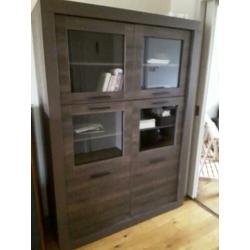 Salontafel grijs/bruin(i.c.m. Buffetkast en TV-meubel)