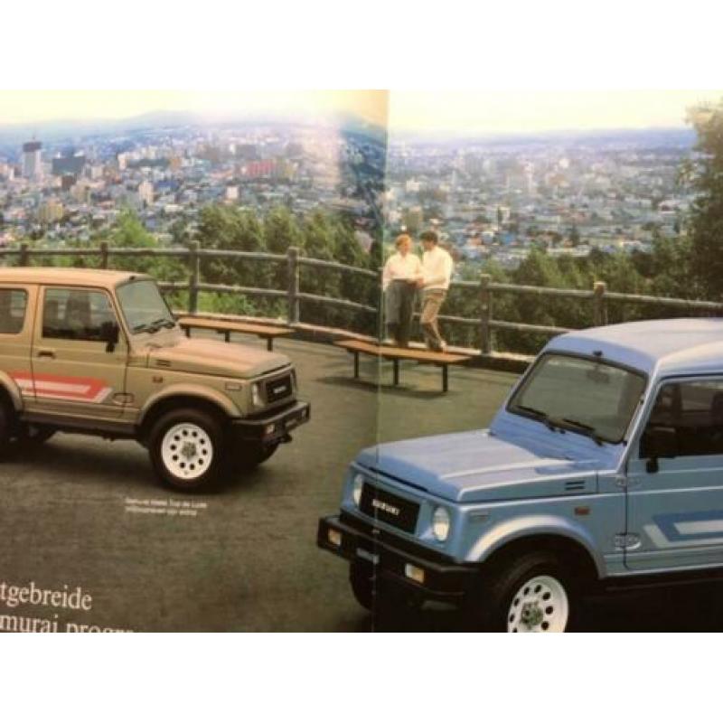 Autofolder/Brochure Suzuki Samurai 1988 16 pagina's