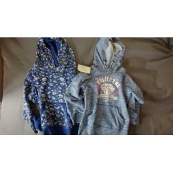 Maat 110-116 h&m en Hema.