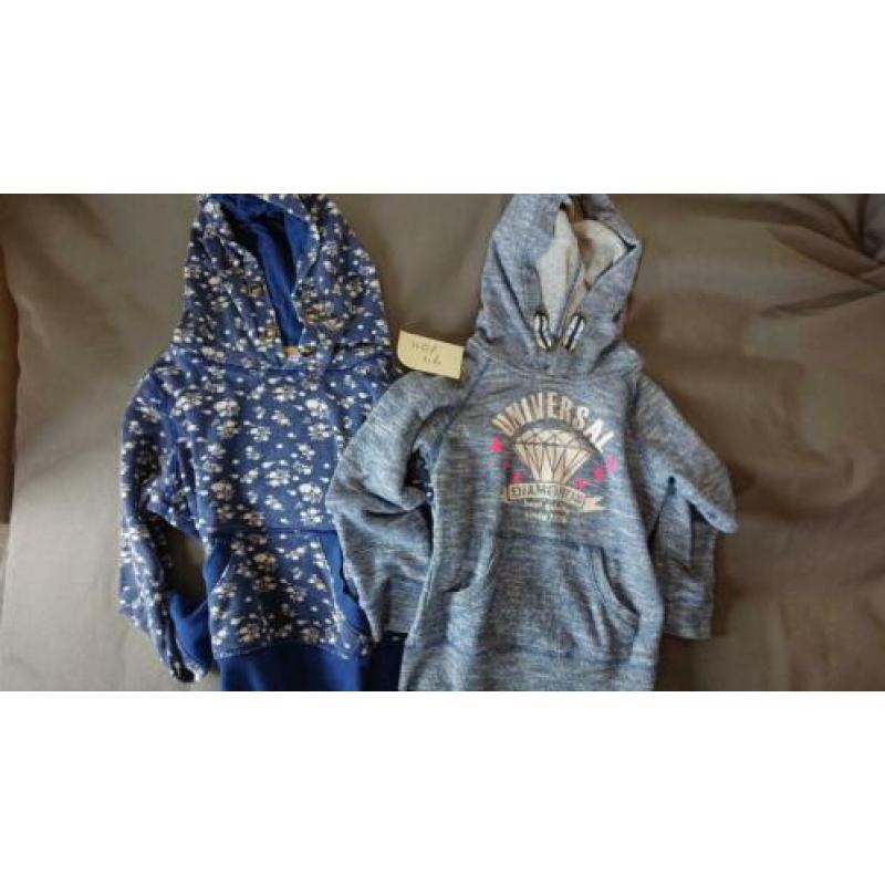 Maat 110-116 h&m en Hema.