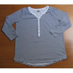 3/4 spijkerbroek donker blauw 38/M.