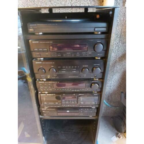 Te koop mooie vintage Kenwood stereo set met Magnat speakers