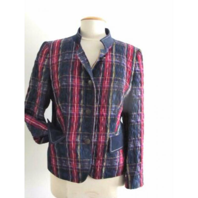 Sportieve Schotse ruit blazer van Alexander maat 42