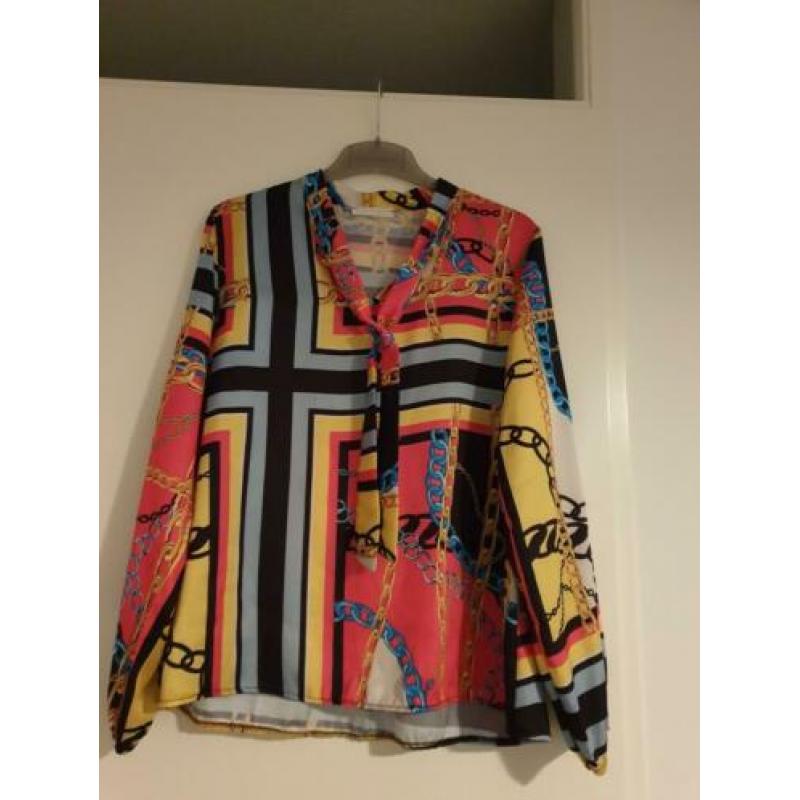 Leuke hippe blouse maat 40 nieuw