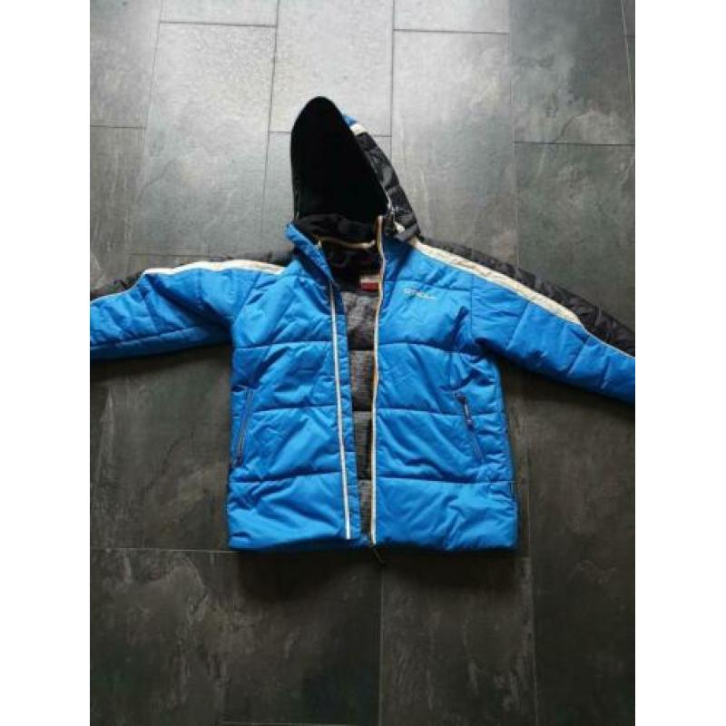 O'neill winter/ski jas blauw en rood