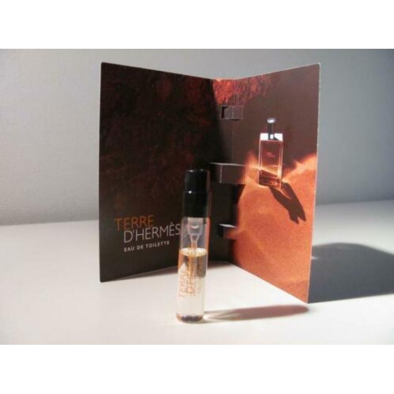 Hermes - Terre D'Hermes parfum proefje / sample / monstertje