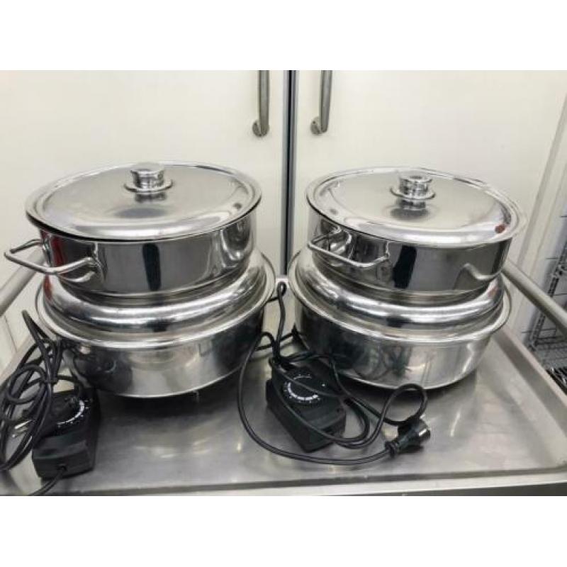 Inbouw soupwell / soepketel / foodtruck / hotpot / buffet