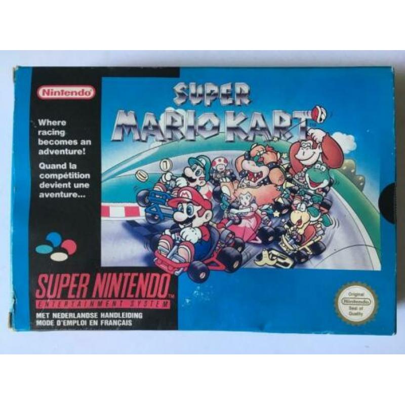 Mario Kart CIB SNES (verkleurd)