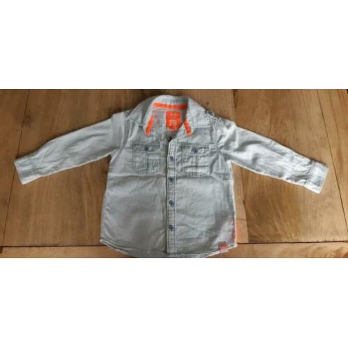 Blouse lange mouw Z8 maat 86 jongen valt groot