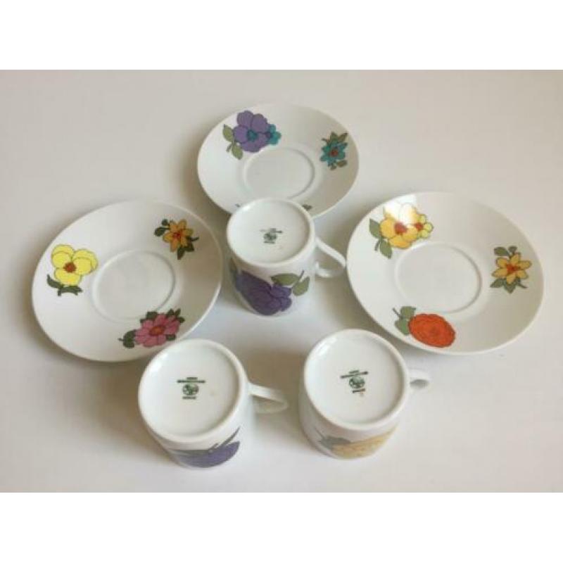 Retro Set van 3 Lorenz Hutschenreuther kop en schotels
