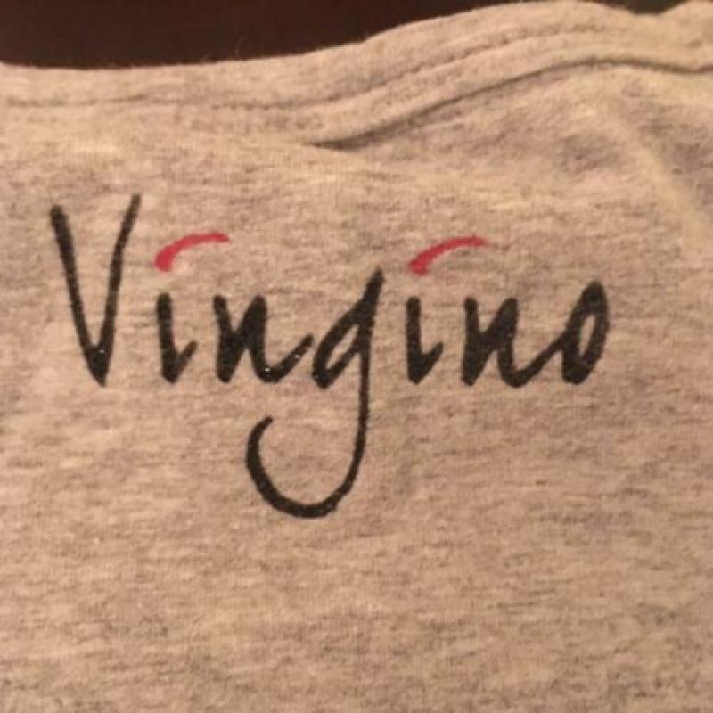 vingino tshirt KUS 110-16 grijs/rood MT 6