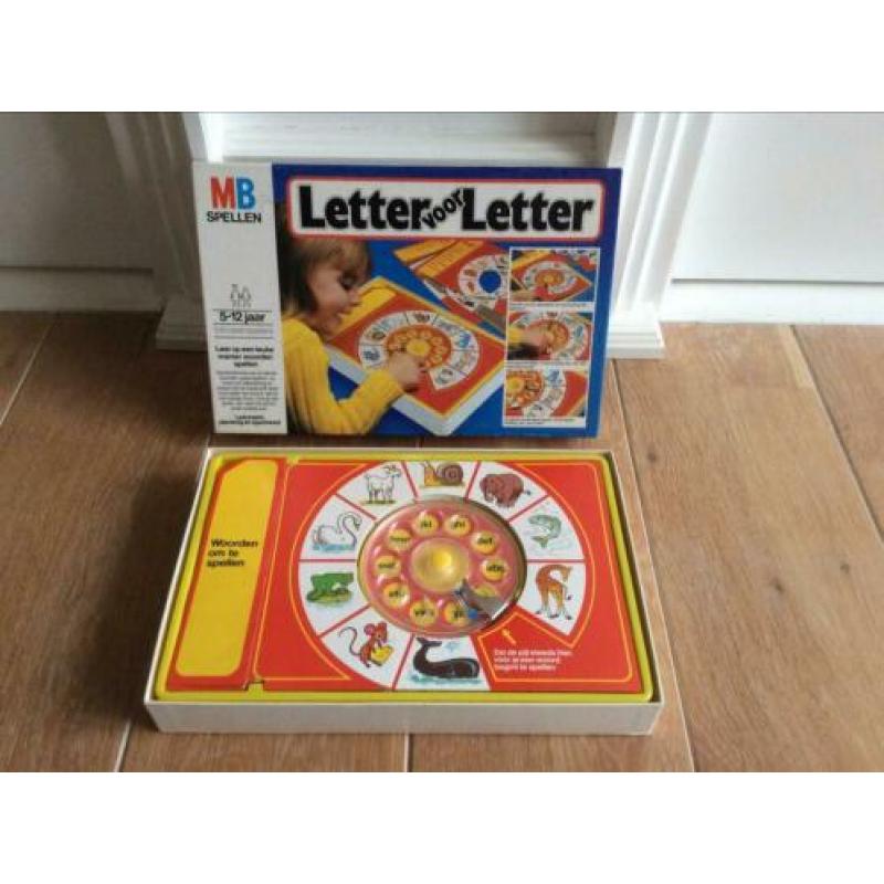 Letter voor letter vintage bordspel van MB. 1980!