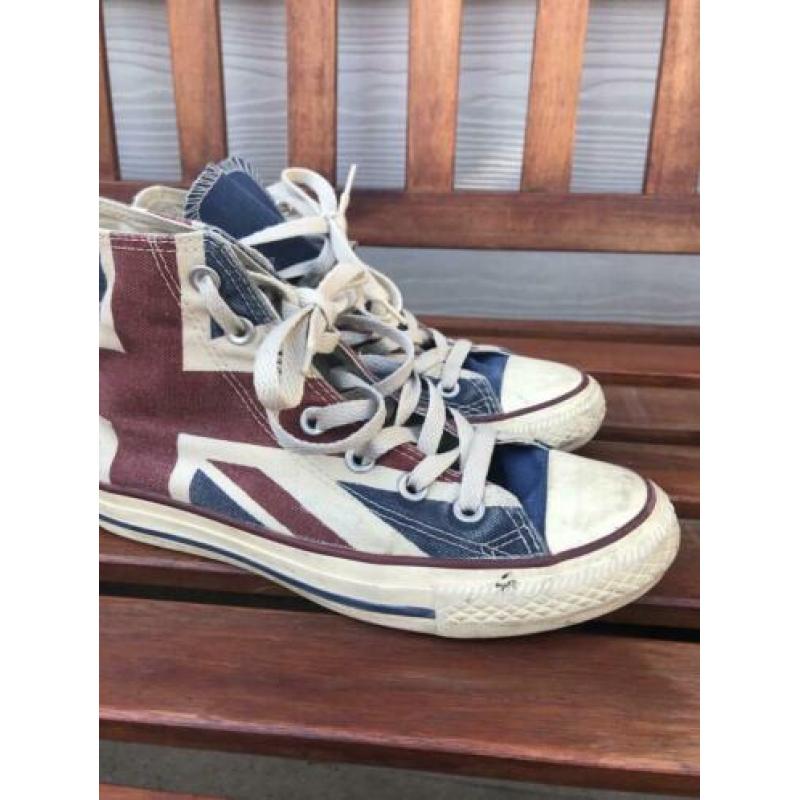 Converse Maat 37, Britse vlag, vintage look