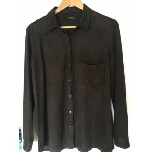 Suedine blouse