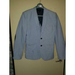 Z.G.A.N. Colbert /blazer van H&M maat M/L 50 Licht blauw