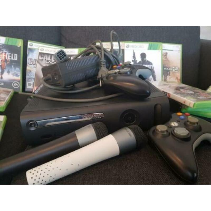 XB BOX 360 ELITE met heel veel spellen