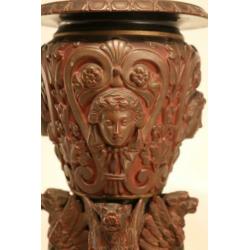 19e eeuwse terracotta vaas