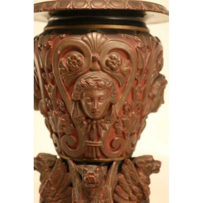19e eeuwse terracotta vaas