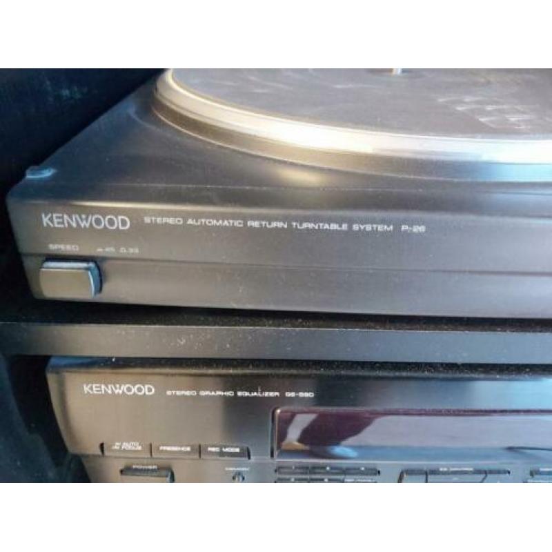 Te koop mooie vintage Kenwood stereo set met Magnat speakers