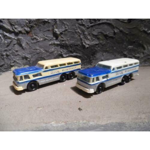 2 n schaal greyhound bussen