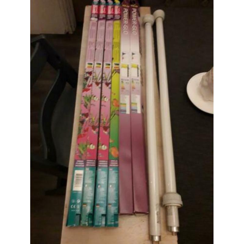 aquarium lampen arcadia 6x +2x power glo 800 lang