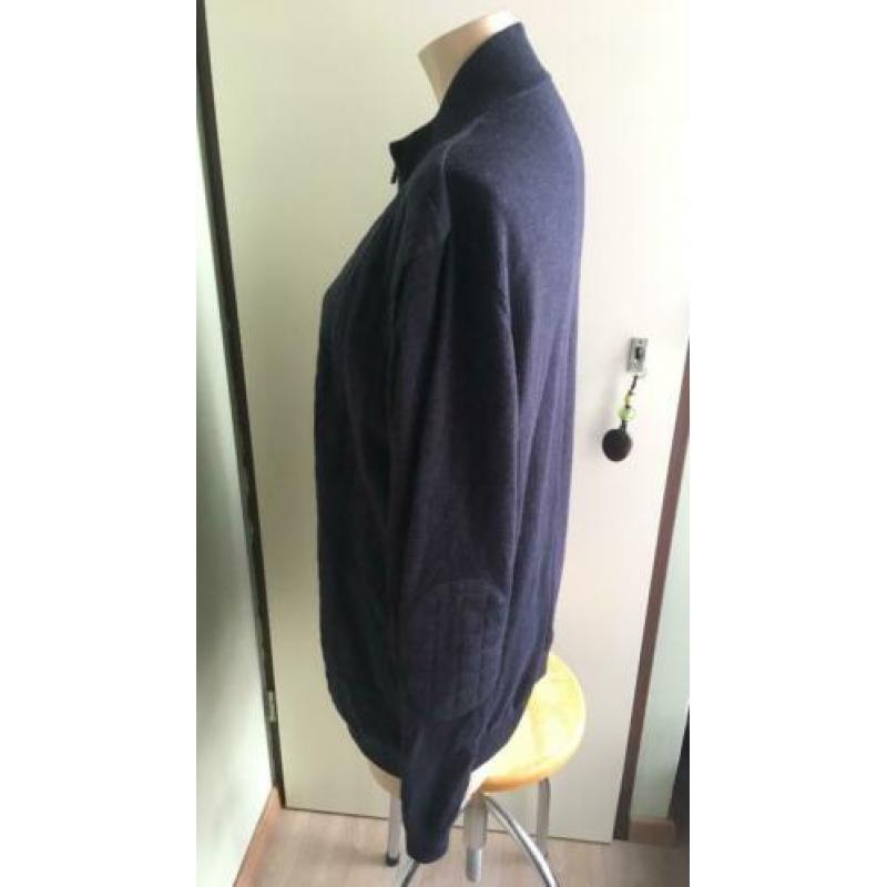 mcGregor blauw vest XL katoen navy donkerblauw 56 58