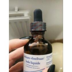 Nieuw (geseald) flesje vloeibare jodium Biotics