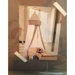 Kidsdepot baby klamboe / sluier grijs 200cm - Nieuw!
