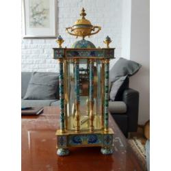 Brocante blaauw tot donkerblauwe decoraties
