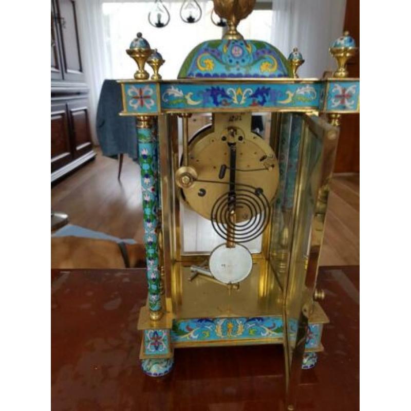 Brocante blaauw tot donkerblauwe decoraties