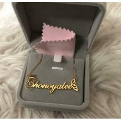 NIEUWE naamkettingen! Ketting met naamplaat ????