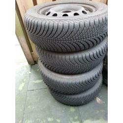 all season banden met velgen 185/65 R14