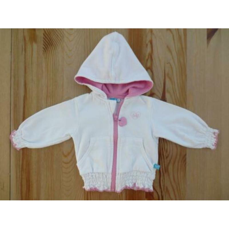 Wit/roze vestje Lief! maat 56