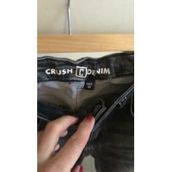 Jeans Crush, donkergrijs,maat 140, nooit gedragen