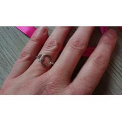 Zilveren Zinzi ZIR1278 ring maat 56, Nieuw!