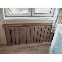 Radiator ombouw met schoenenkast