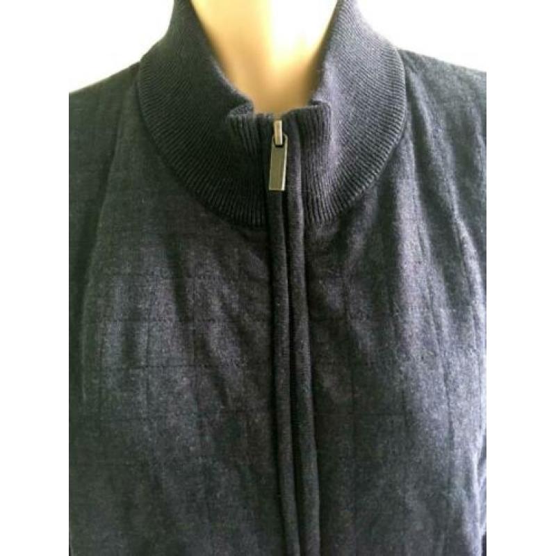mcGregor blauw vest XL katoen navy donkerblauw 56 58