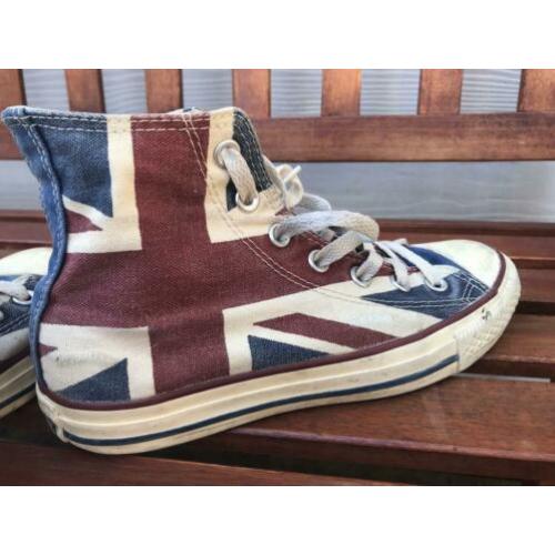 Converse Maat 37, Britse vlag, vintage look