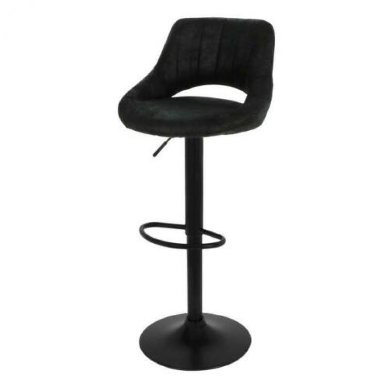 Bar kruk, industrieel, PU microvezel, krukken, zwart, Bruin,