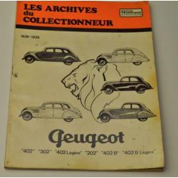 Peugeot 402 302 202 werkplaatshandboek naslagwerk