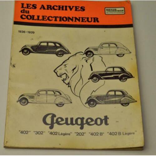 Peugeot 402 302 202 werkplaatshandboek naslagwerk