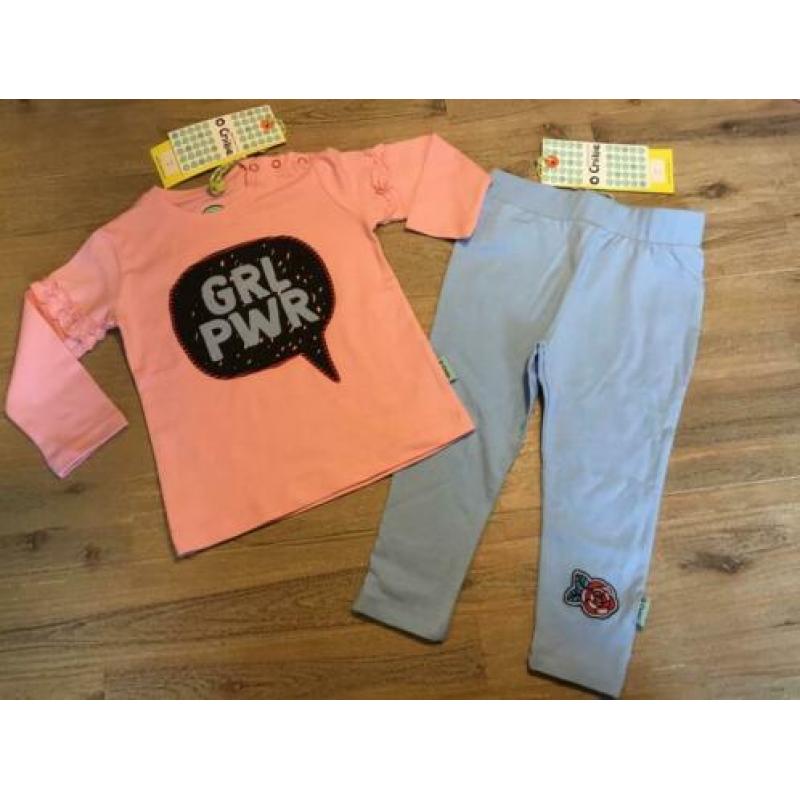 Nieuw setje O’Chillie longsleeve en broekje 86 lente