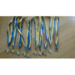 Partij verzameling medaille allerlei zgan schoen duim lin