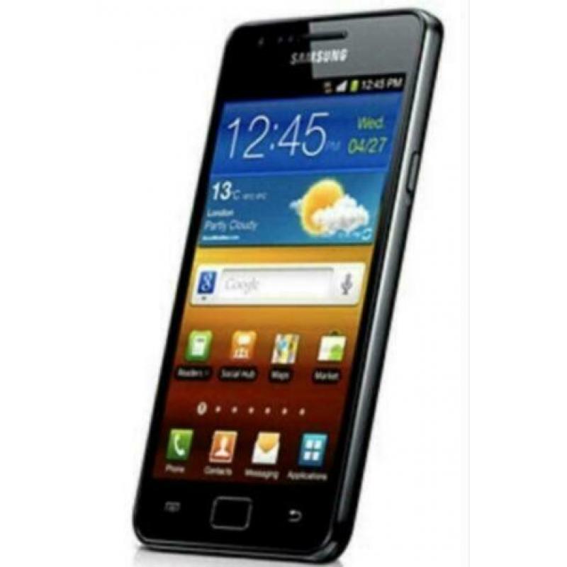 Zwarte Samsung Galaxy S2 Telefoon 16 GB met Doosje