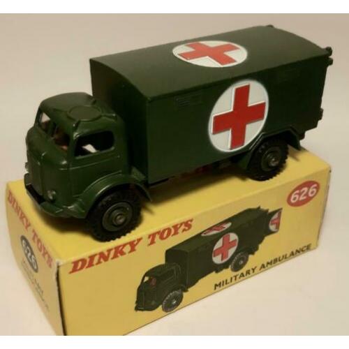 Dinky Toys, GB, # 626, Military ambulance, mint/b