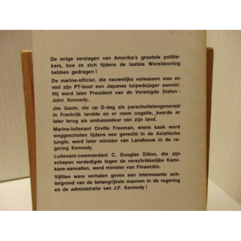 Oorlogshelden van Kennedy - door Phil Hirsch. Boek heeft 143