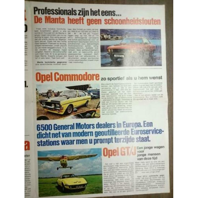 Opel Nieuws Opel Rekord II 1970