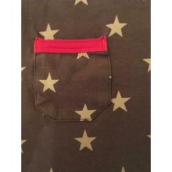 BR@ND BRAND for girls 110-116 met sterren TAUPE/ROOD